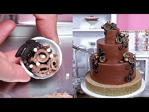 5 mini chocolate cakes and desserts 🍫 mini food cooking asmr | minibuncafe
