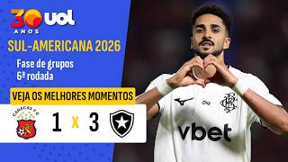 CARACAS 1 X 3 BOTAFOGO | MELHORES MOMENTOS | SUL-AMERICANA 2026