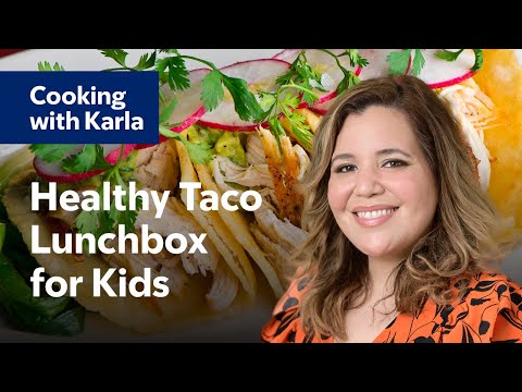 How to Make a Healthy Taco Lunchbox for Kids - Cooking with Karla
