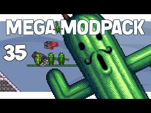 Terraria # 35 FREEZING TIME in Terraria! Mega Modpack Let's Play