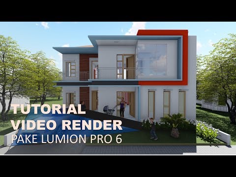 tutorial video render pake Lumion Pro 6