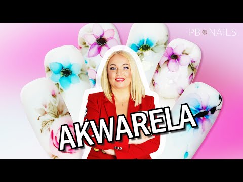 AKWARELA - zdobienie paznokci w kilka minut | krok po kroku