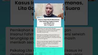 Kasus Inara Rusli Memanas, Lita Gading Angkat Suara soal Nikah Siri dan Poligami