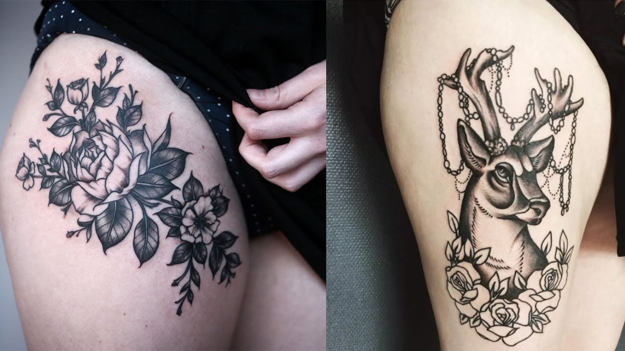 Thigh Tattoos Design and Ideas
