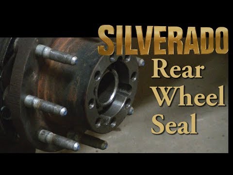 Silverado 2500HD 10.5 11.5 Floating Rear Axle Wheel Seal Replacement