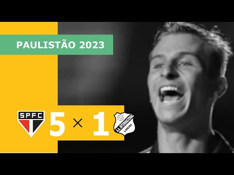 São Paulo 5 x 1 Inter de Limeira - Gols - 15/02 - Campeonato Paulista 2023