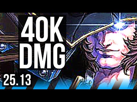 TWISTED FATE vs AURELION SOL (MID) | 40k DMG, Dominating, Rank 22 | EUW Challenger | 25.13