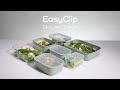 Mepal EasyClip Food Storage Box Nordic White | 3 Piece