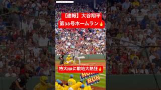 【速報】大谷翔平 第38号ホームラン🔥7戦6発と絶好調🦄 #大谷翔平 #大谷 #ドジャース #ホームラン #今日の大谷さん #現地映像 #第38号 #38号 #レッドソックス #ohtani