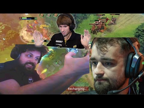 Gorgc and Fishman Trash Talk - "Your Mom Dog" - Dendi Intervened - Dota 2