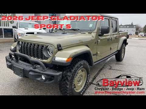 2026 Jeep Gladiator for sale at Bayview Chrysler Dodge Jeep Ram in Sarnia, ON