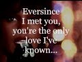 WHITNEY HOUSTON - ALL AT ONCE (lyrics)