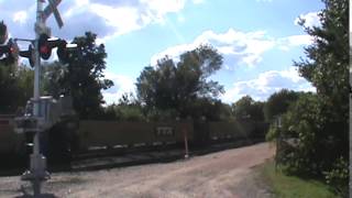 preview picture of video 'CN 2195 Dale, WI (North Anton) 9-7-14'