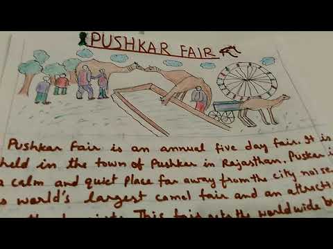 Paragraph on"Pushkar Fair"in simple words. Let's learn English and Paragraphs Video