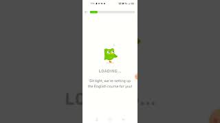 Duolingo app installe English language learners 😍