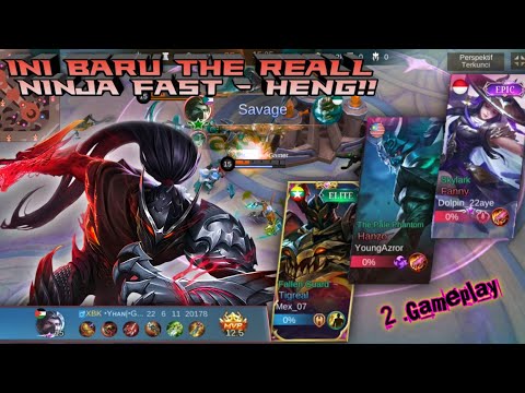 INI BARU THE RALL NINJA FEST - HENG WALAU GA FAST.HAND² AMAT YANG PENTING ANJAY!!! Mobile Legends