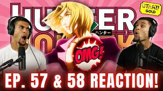 CHROLLO IS CAPTURED! | Hunter x Hunter Episodes 57 & 58 REACTION!!