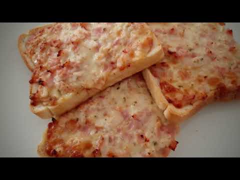 How To Make Open-Faced Ham & Cheese Mustard Sandwiches