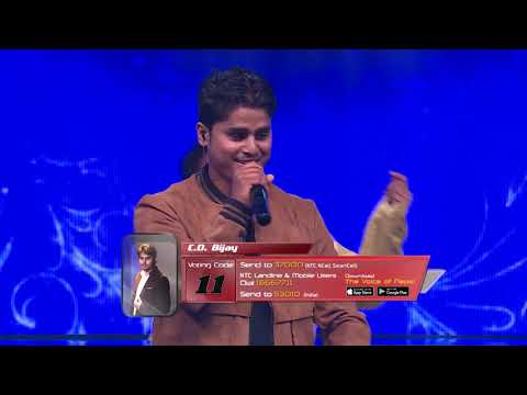 CD Bijaya Adhikari "Pilayo Sathi Le" - Live Show - The Voice of Nepal 2018