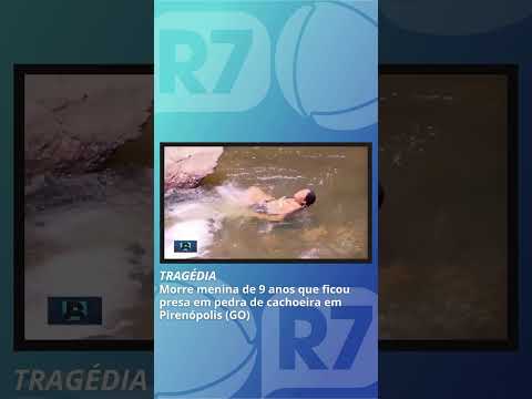 Uma menina de 9 anos morreu após um acidente na Cachoeira da Usina Velha, em Pirenópolis (GO).