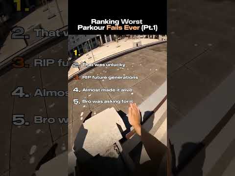 Worst Parkour Fails💀#ranking #parkour #fails