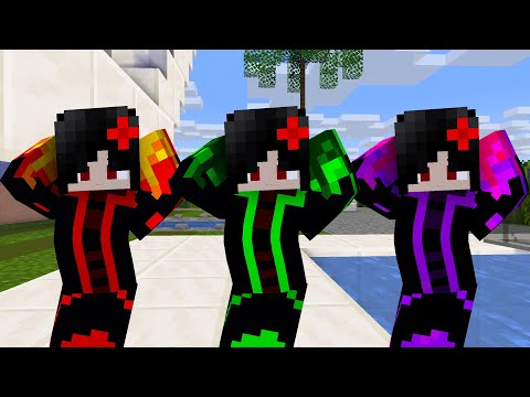 MONSTER SCHOOL : CHICKEN WING MEME SADAKO SISTERS ELEMENTAL - MINECRAFT ANIMATION