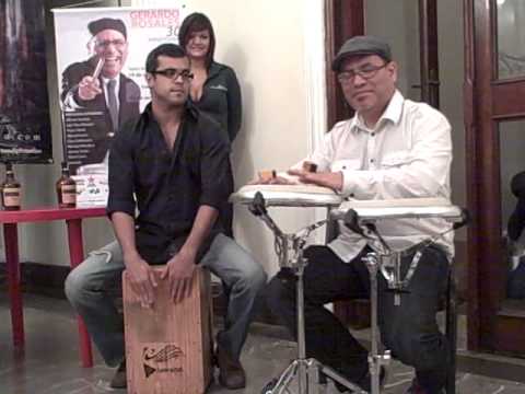 Leonard Garcia y Gerardo Rosales Valencia 2011 cajon y conga