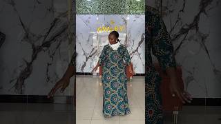 Stunning Ankara Long Gown Dress Embroidery with Lace #zamakalefashion #africanclothing #africanwear