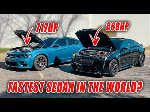 CHARGER HELLCAT VS. CT5-V BLACKWING RACE!