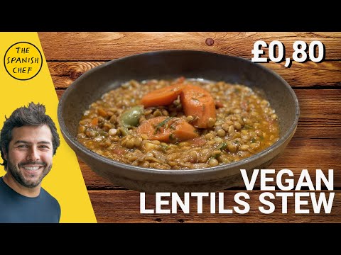 £1 Vegan Lentils Stew | Family Meals on a budget
