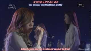 (Indonesian Sub) SNSD Taeyeon &amp; Tiffany - 유리아이 (Lost In Love)