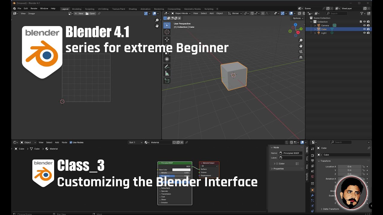 Class:3 | Customizing the Blender Interface: Tailor Your Workflow (2024 Tutorial)