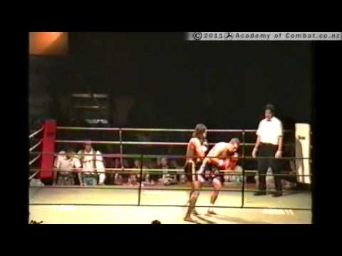 Academy of Combat: Darren Adcock vs Norman Graham, Thai Boxing, Christchurch 1996