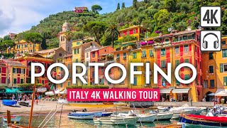 PORTOFINO, Italy 4K Walking Tour - Captions & Immersive Sound [4K Ultra HD/60fps]