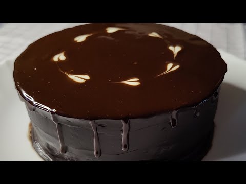 Whole Wheat Chocolate Cake Recipe | Simple Chocolate Cake | Chocolate Ganache Recipe