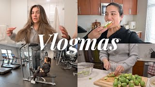 work day in my life! filming, editing, gym, healthy cooking | VLOGMAS 2025