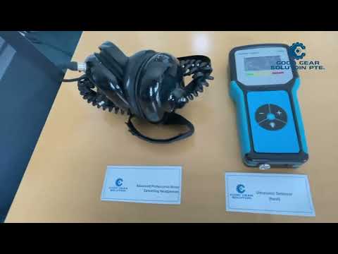 This video provides an introduction and tutorial on how to use an ultrasonic leak detector, likely for industrial or HVAC applications.