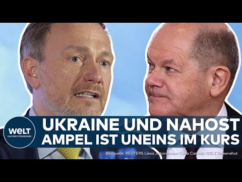 Video Thumbnail: KOALITIONSAUSSCHUSS: Differenzen herrschen in Ampel bei Ukraine-Krieg und Nahost-Konflikt