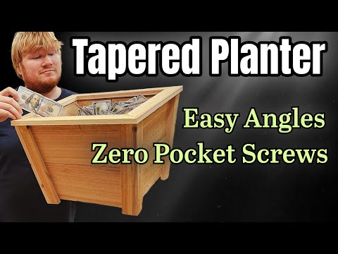 The $6 Planter! - Free Plans! -Low Cost High Profit - Make Money Woodworking