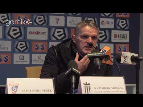 Górnik Zabrze 2-2 Sandecja Nowy Sącz. Konferencja prasowa: Kazimierz Moskal (31-03-2018)