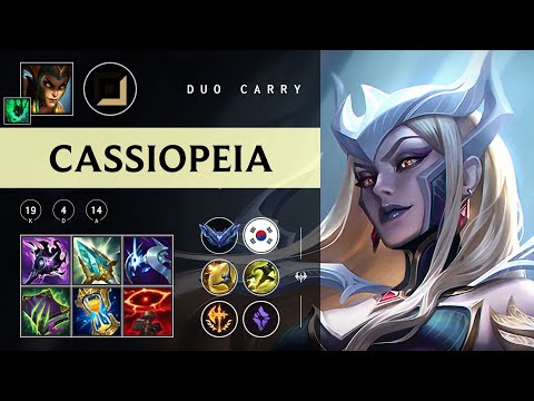 Cassiopeia Carry vs Aphelios - KR Diamond Patch 25.22