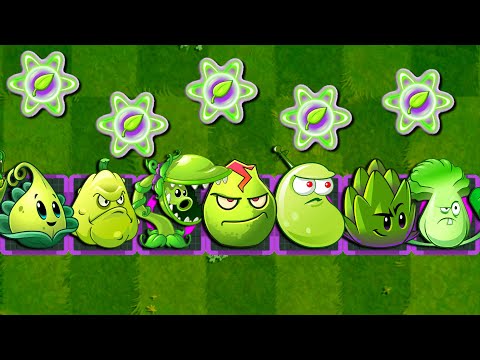 PvZ 2 Challenge - Every GREEN Plants vs 999 Pharaoh Zombie - Who Will Win?