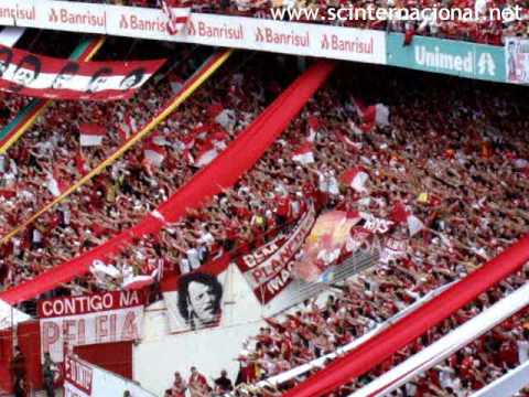 INTER 2x3 Cruzeiro - Camisa Vermelha - Guarda Popular Colorada