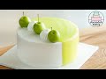 Fresh Apple Mint Whipped Cream Cake