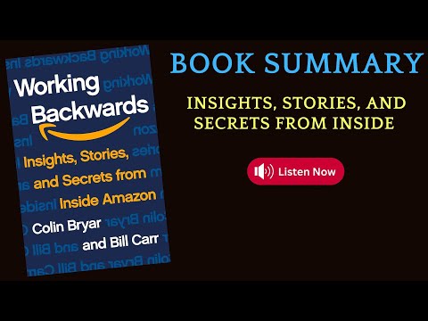 Summary of Working Backwards by Colin Bryar & Bill Carr | #AudioBook #booktok #booktube
