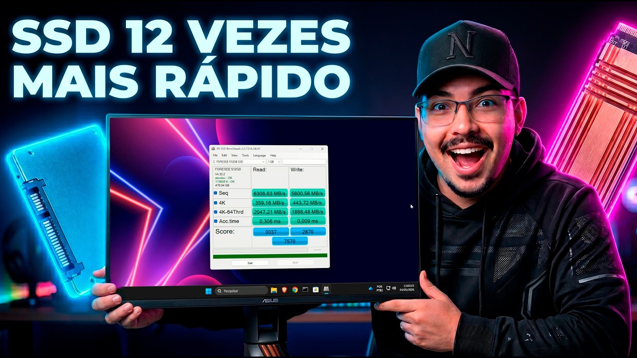 Seu SSD está LENTO? Faça ISSO para ele ficar 12x MAIS RÁPIDO!