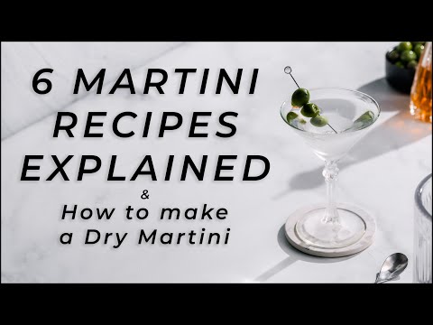 How to make a DRY MARTINI - Quick Martini guide - How to order a Martini
