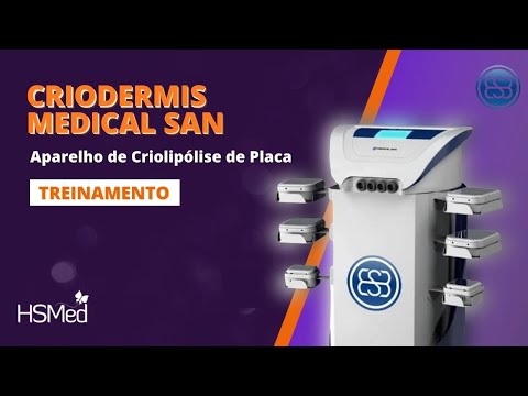 Criodermis - Aparelho De Criolipólise de Placas Medical San 2 aplicadores G + RACK + Lipocavity New Smart BRINDE! 