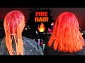 🔥 FIRE HAIR | RED TO ORANGE OMBRE 🔥