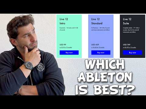 Ableton Live 12: Intro vs Standard vs Suite - Which one should you buy?